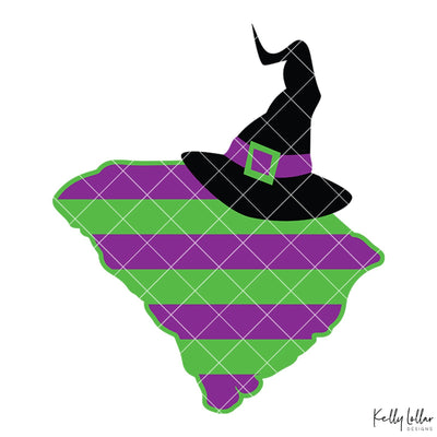 Witch Hat South Carolina SVG Kelly Lollar Designs 