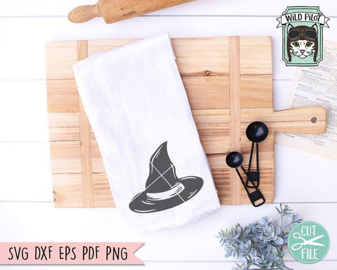 Witch Hat SVG file, Halloween SVG File, Halloween Cut File, Witch Hat Cut File, Fall svg, Autumn svg, Witch Hat Clipart, Halloween Clipart SVG Wild Pilot 