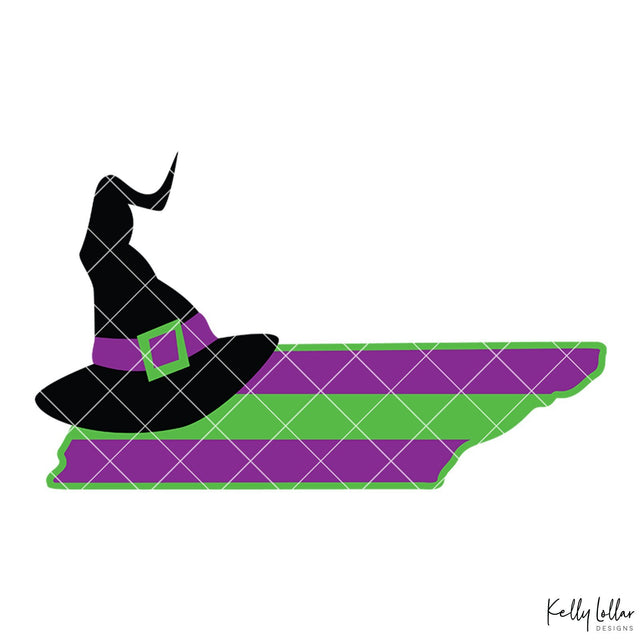 Witch Hat Tennessee SVG Kelly Lollar Designs 
