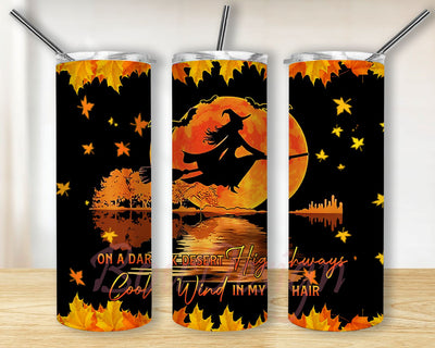 Witch Hippie Cool Wind Stainless Steel Tumbler 20 oz Skinny Tumbler Sublimation Designs For Straight/Tapered PNG Files Digital Download Sublimation BouDesign 