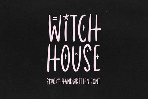 Witch House - Spooky Halloween Font SVG KA Designs 