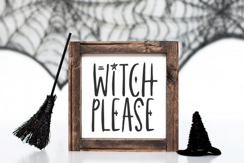 Witch House - Spooky Halloween Font SVG KA Designs 