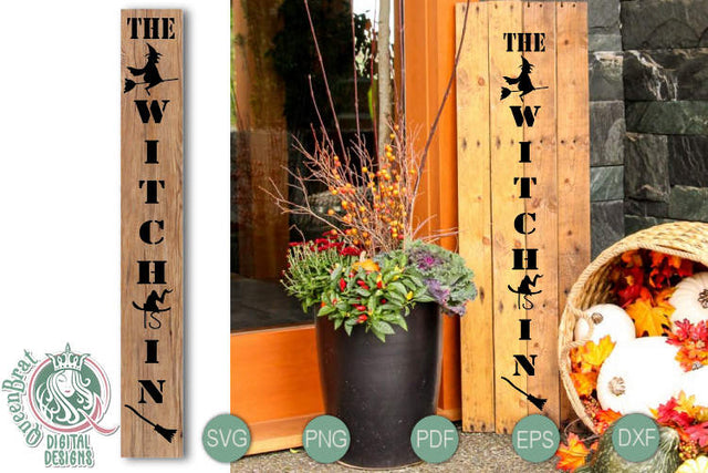 Witch Is In Vertical SVG SVG QueenBrat Digital Designs 