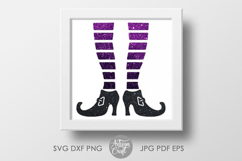 Witch legs SVG for Halloween Crafts and signs SVG Artisan Craft SVG 