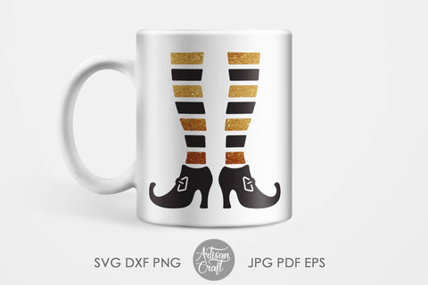 Witch legs SVG for Halloween Crafts and signs SVG Artisan Craft SVG 