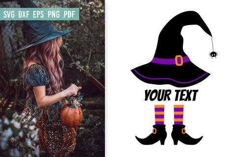 Witch Monogram SVG | Halloween SVG | Witch SVG SVG Irina Ostapenko 