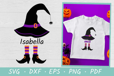Witch Monogram SVG | Halloween SVG | Witch SVG SVG Irina Ostapenko 
