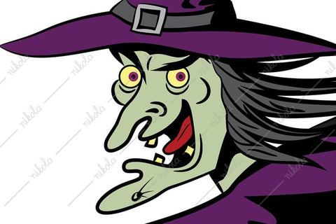 Witch on a Broom Halloween Pumpkin Clipart PNG Sublimation nikola 