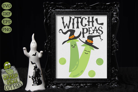 Witch Peas Halloween SVG SVG Crunchy Pickle 