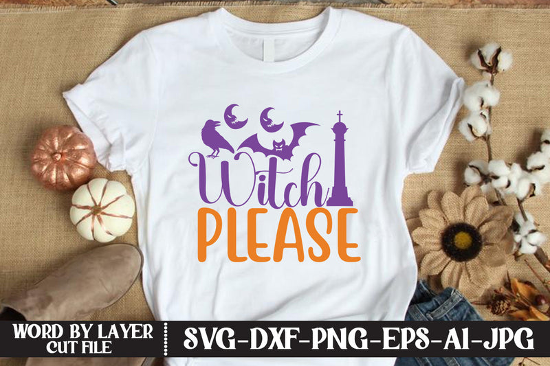 Witch Please SVG CUT FILE SVG MStudio 