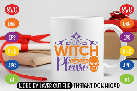 Witch Please SVG CUT FILE SVG MStudio 