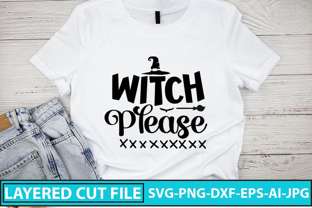 Witch Please SVG Cut File SVG Syaman 