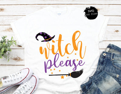 Witch Please Svg, Halloween Shirt Svg, Witch Broom Svg, Witch Party Svg, Halloween Sign Svg SVG MaiamiiiSVG 