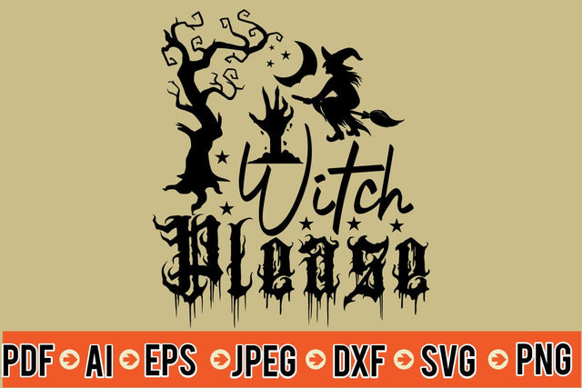 Witch Please SVG SVG MStudio 