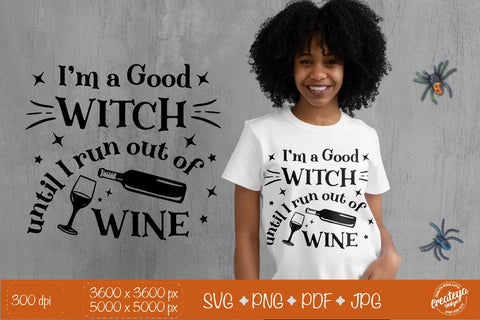 Witch quote SVG, Witch Wine, Halloween Sassy quotes SVG SVG Createya Design 