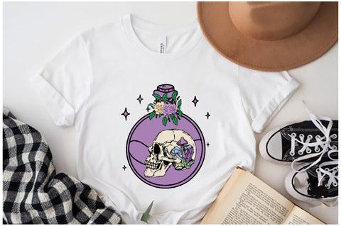 Witch Skull Bottle Sublimation Sublimation Jagonath Roy 