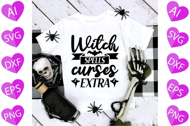 Witch Spells Curses Extra SVG CraftlabSvg29 