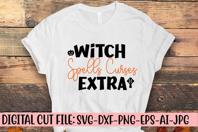 Witch Spells Curses Extra SVG Cut File SVG Syaman 