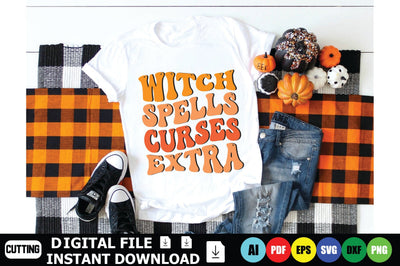 Witch Spells Curses Extra SVG Shahin alam 