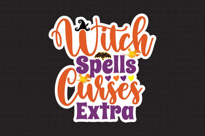 Witch Spells Curses Extra svg SVG nirmal108roy 