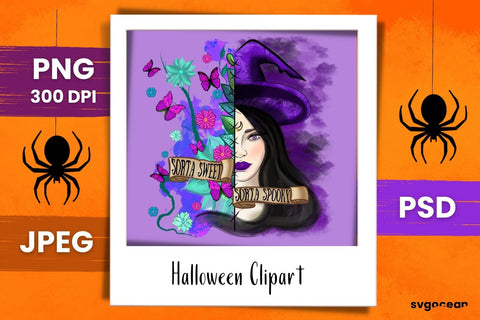 Witch Sublimation | PNG Bundle | Sorta Sweet Sorta Spooky SVG SvgOcean 
