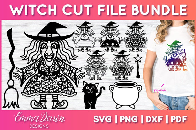 Witch SVG Bundle SVG Emma Dawn Designs 