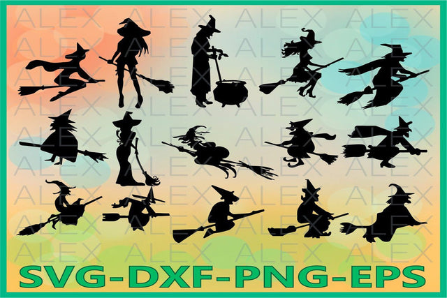Witch Svg, Halloween Witch SVG AlexSVGStudio 