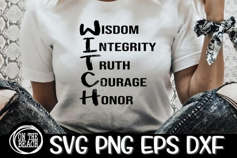 WITCH SVG PNG EPS DXF - Halloween SVG - Witchcraft SVG SVG On the Beach Boutique 