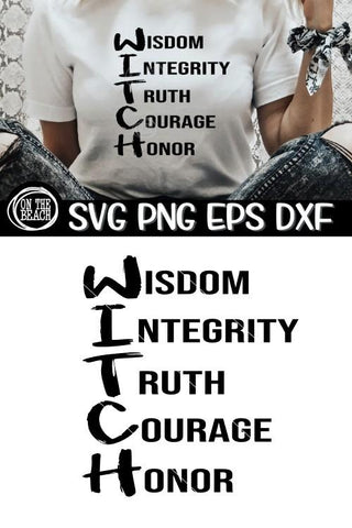 WITCH SVG PNG EPS DXF - Halloween SVG - Witchcraft SVG SVG On the Beach Boutique 