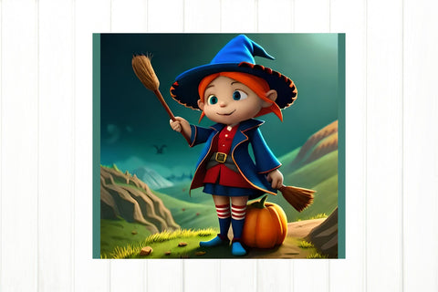 Witch Tumbler Sublimation. Halloween Tumbler Wrap PNG Sublimation Olga Terlyanskaya 