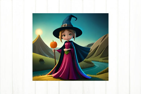 Witch Tumbler Sublimation. Halloween Tumbler Wrap PNG Sublimation Olga Terlyanskaya 