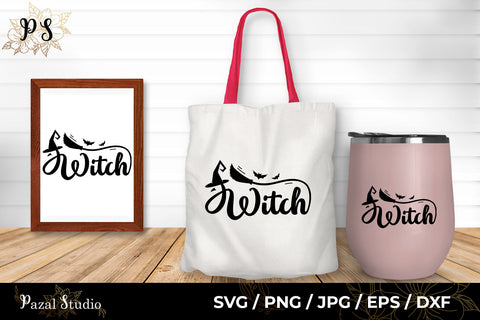 Witch Vector SVG Cut File SVG Pazal Studio 