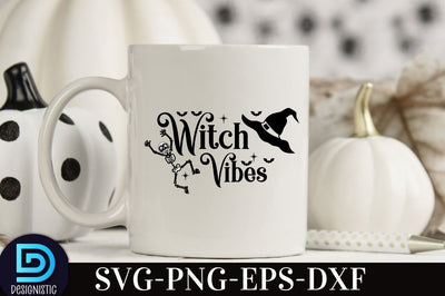 witch vibes, Halloween T shirt Design, SVG DESIGNISTIC 