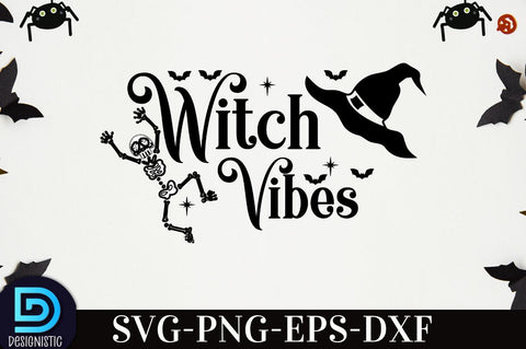 witch vibes, Halloween T shirt Design, SVG DESIGNISTIC 