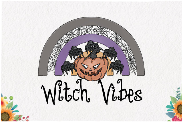 Witch Vibes Rainbow Sublimation Sublimation Jagonath Roy 
