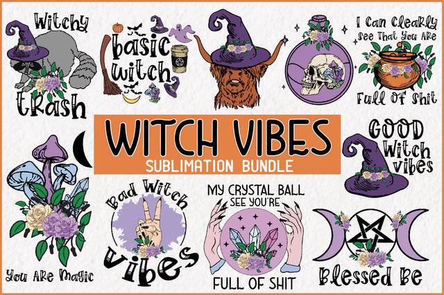 Witch Vibes Sublimation Bundle Sublimation Jagonath Roy 