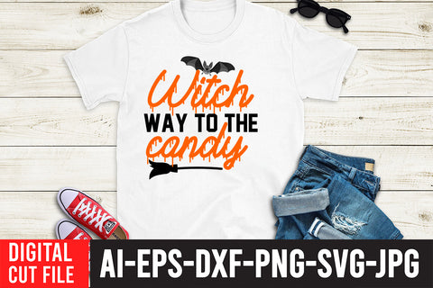 Witch Way to the Candy SVG Design SVG BlackCatsMedia 