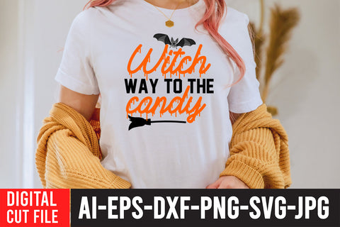 Witch Way to the Candy SVG Design SVG BlackCatsMedia 