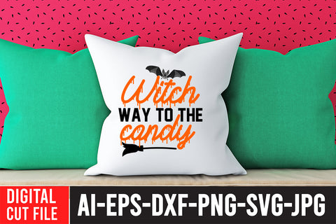 Witch Way to the Candy SVG Design SVG BlackCatsMedia 