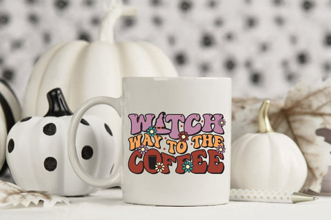 Witch Way to the Coffee PNG Sublimation Sublimation CraftLabSVG 