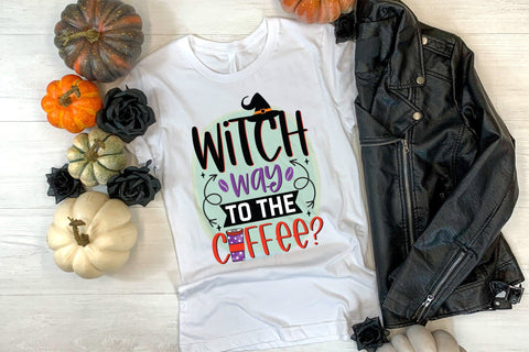 Witch Way to the Coffee PNG Sublimation Sublimation CraftLabSVG 