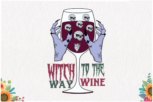 Witch Way to the Wine Sublimation Sublimation Jagonath Roy 