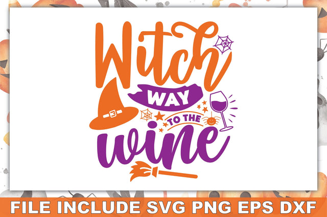 Witch Way To The Wine SVG Ariyan 