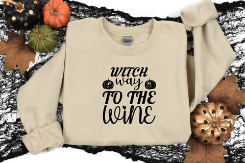 Witch Way To The Wine SVG CraftlabSvg29 