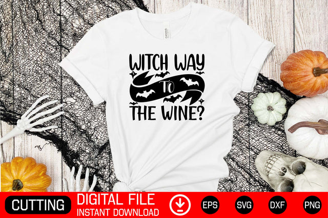 Witch Way To The Wine? SVG CraftlabSvg29 