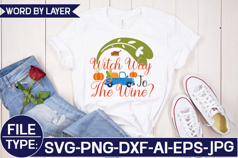 Witch Way To The Wine? SVG Cut File SVG Studio Innate 