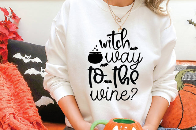 Witch Way To The Wine SVG md faruk hossain 