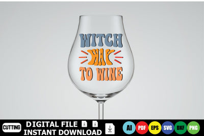Witch Way To Wine SVG Shahin alam 
