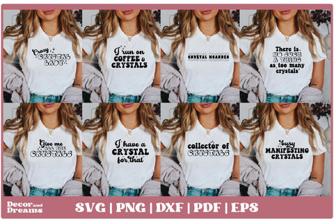 Witchcraft SVG Bundle | Crystals SVG Bundle | Vol 3 SVG Decor and Dreams 