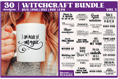 Witchcraft SVG Bundle | Moon SVG Bundle | Vol 2 SVG Decor and Dreams 
